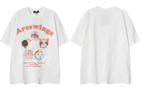 New Cartoon Animal Loose T