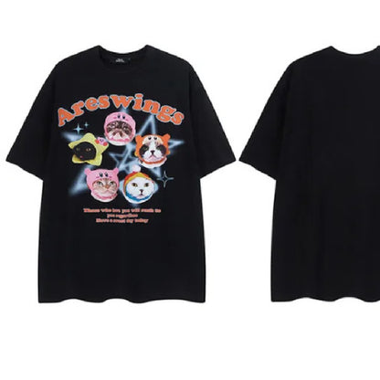 New Cartoon Animal Loose T