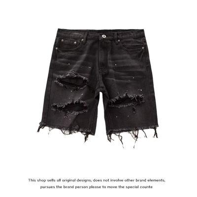 Men's Fashion Holes Short Denim Shorts