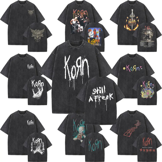 Vintage Korn WORLD TOUR T Shirts