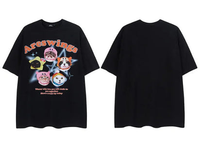 New Cartoon Animal Loose T